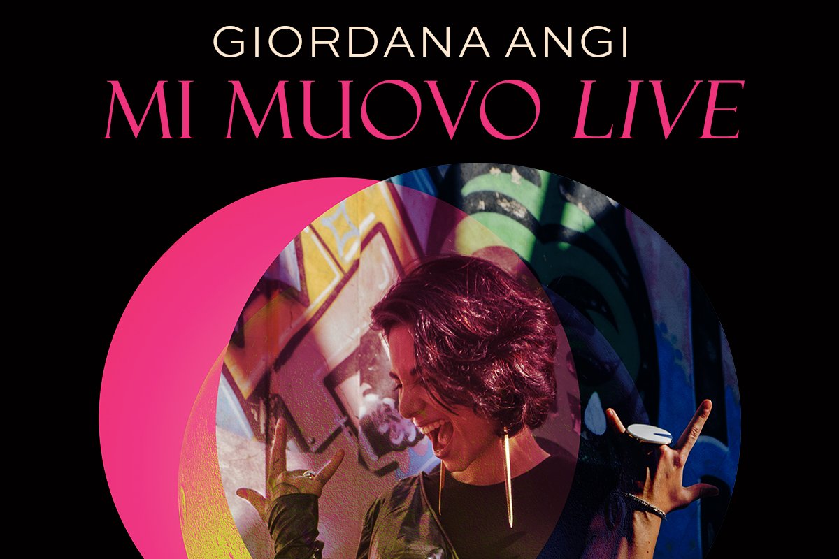 Giordana Angi Mi muovo live