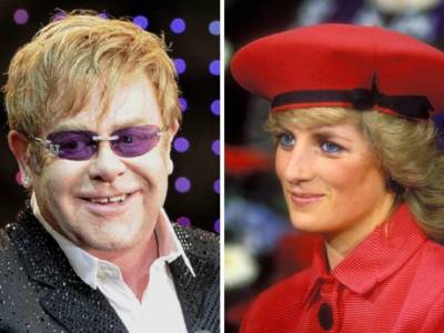 Elton John e Lady Diana