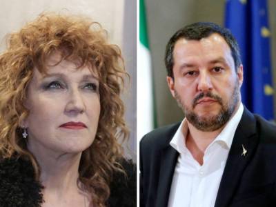 Fiorella Mannoia e Matteo Salvini