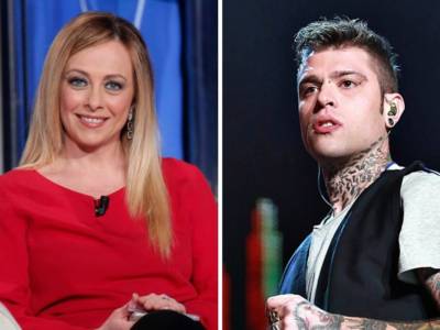 Giorgia Meloni e Fedez