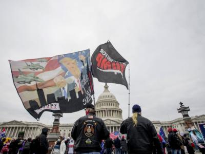 Manifestazione pro Trump Congresso USA 2021