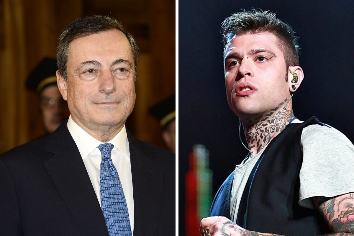 Mario Draghi e Fedez