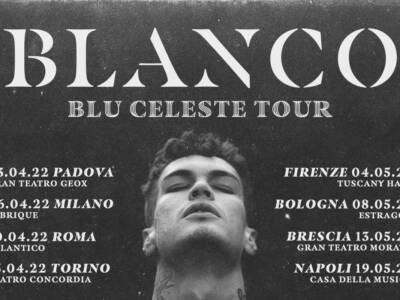 Blanco, dopo Sanremo 2022 il primo tour: raddoppiano tutte le date nei club