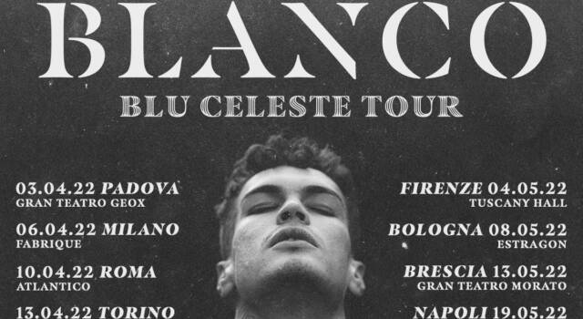 Blanco da record: il vincitore di Sanremo annuncia i suoi primi concerti negli stadi