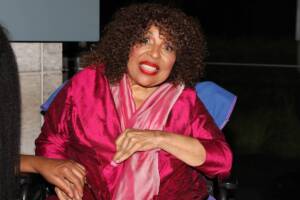 Roberta Flack ritratta in una foto dopo la diagnosi della malattia.