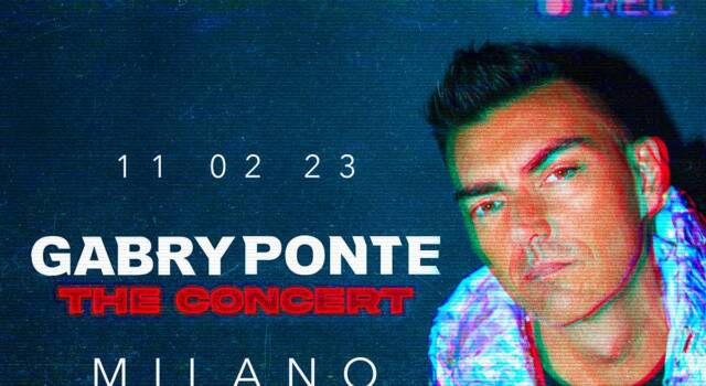 Gabry Ponte annuncia un concerto speciale a Milano nel 2023