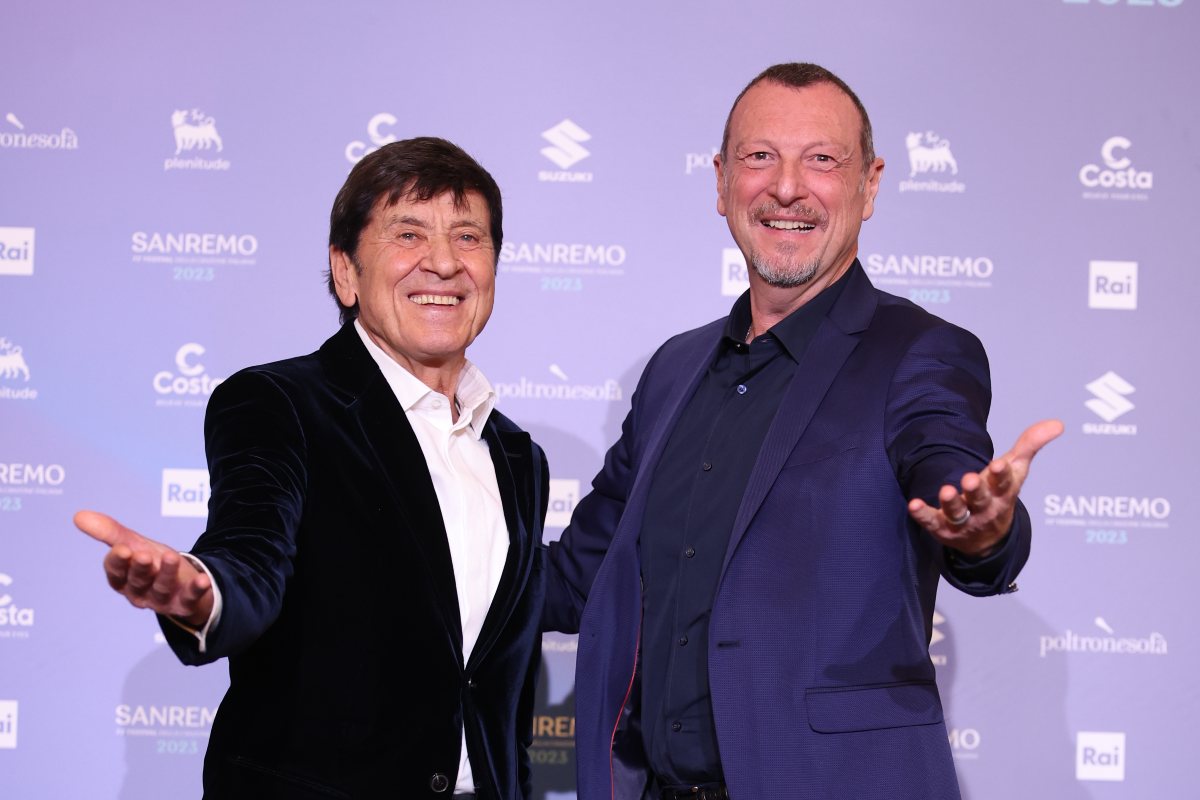 Gianni Morandi e Amadeus