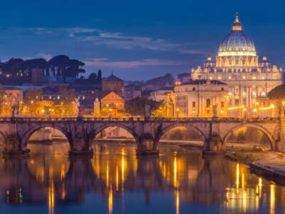 roma panoramica notturna