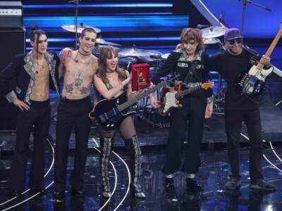 Maneskin con Tom Morello