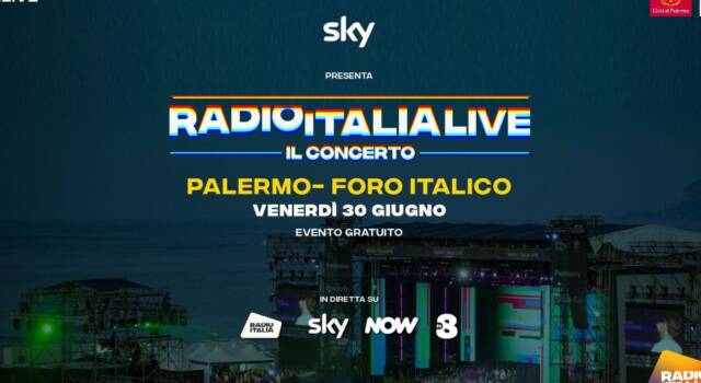 È il giorno di Radio Italia Live a Palermo: da Blanco a Emma, il cast ufficiale
