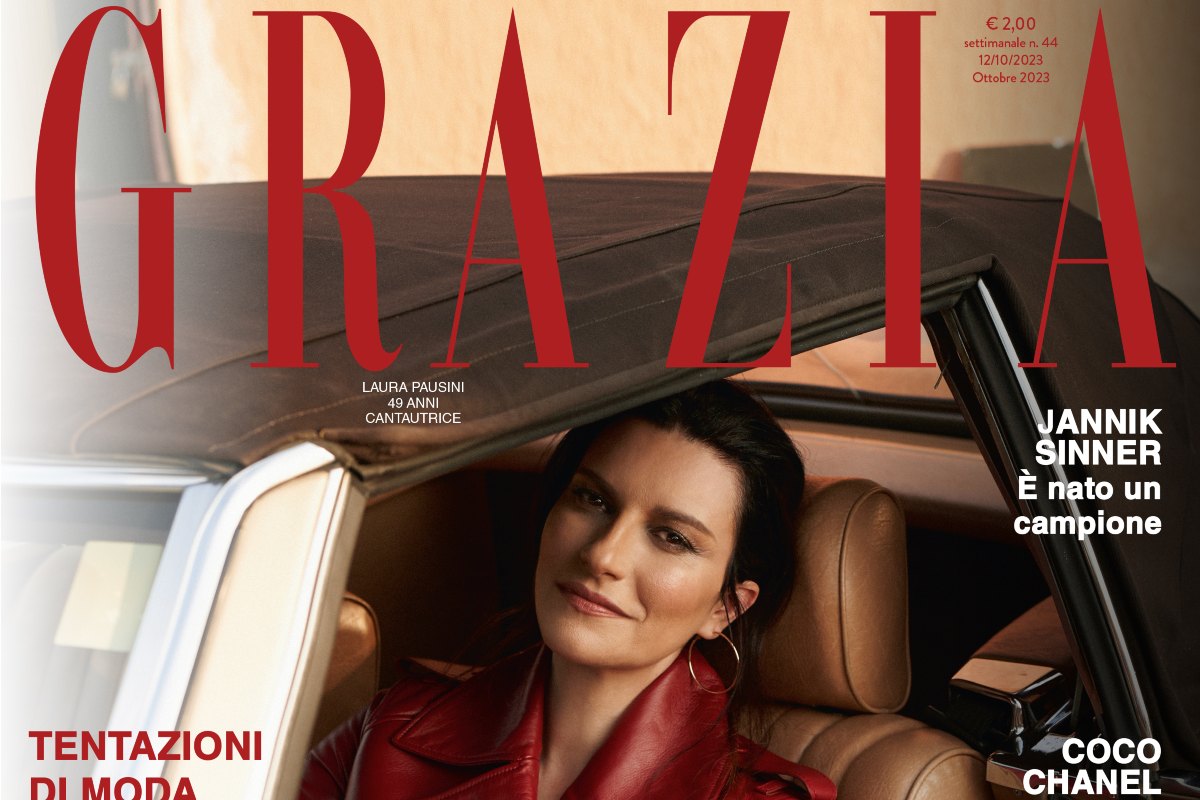 Cover Laura Pausini su Grazia