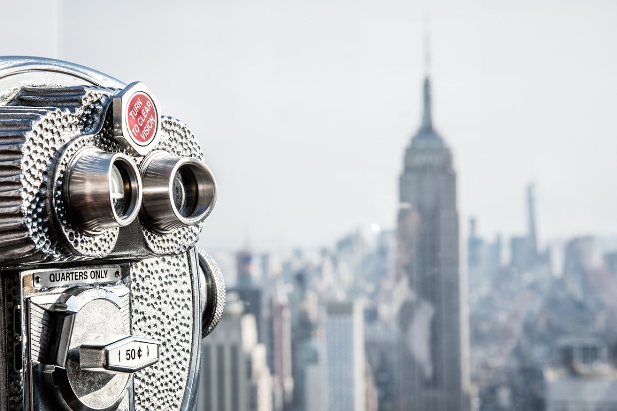 Vista sui grattacieli di New York