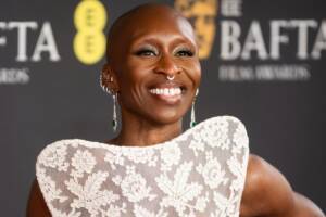 Cynthia Erivo sul red carpet dei premi BAFTA.