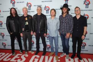 Dave Grohl, Josh Freese, Pat Smear, Chris Shiflett, Rami Jaffee, and Nate Mendel