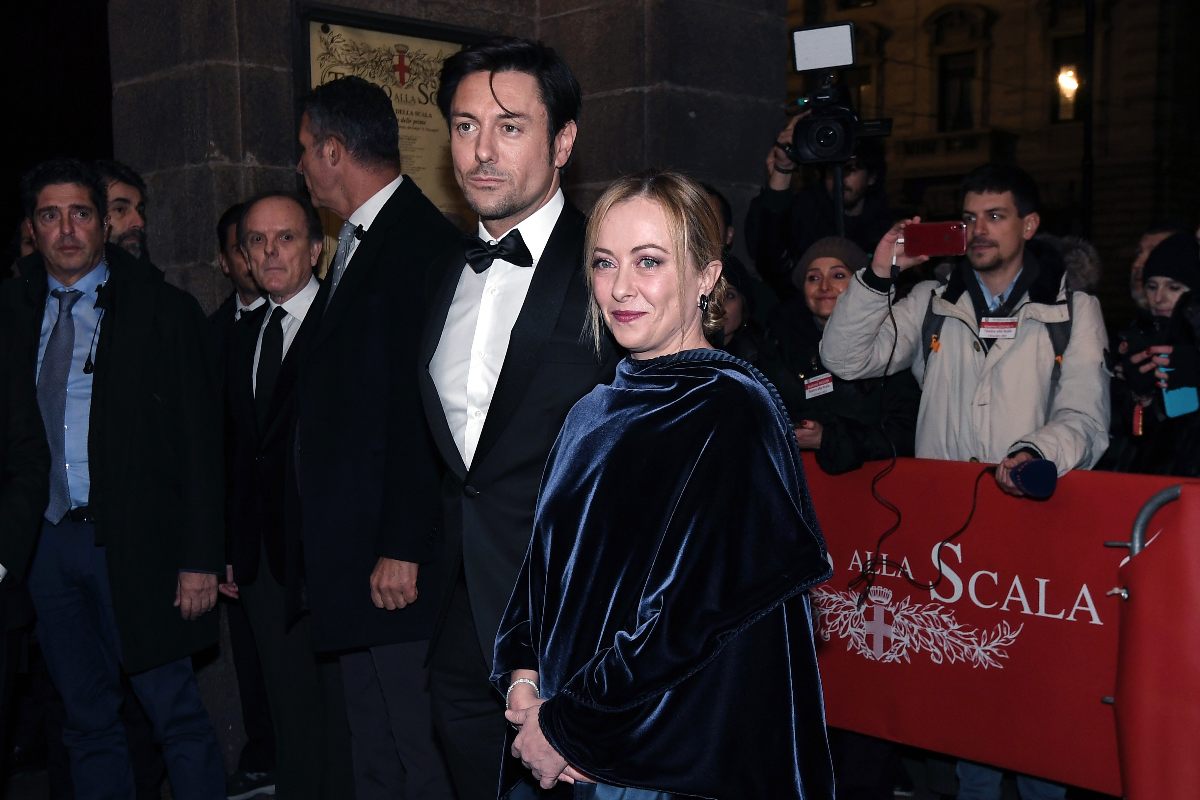 Giorgia Meloni e Andrea Giambruno