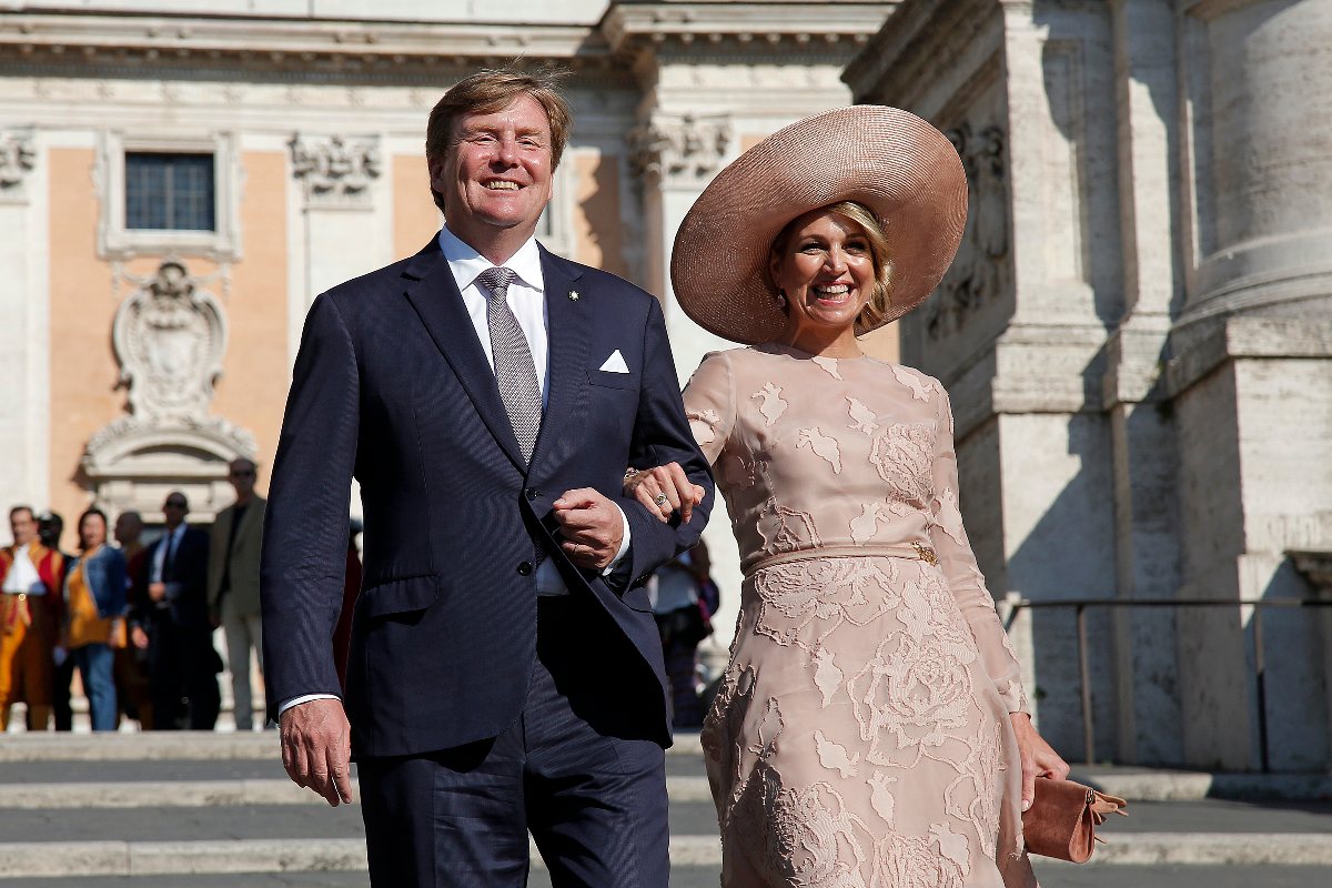 Regina Maxima D'Olanda e il re Guglielmo Alessandro