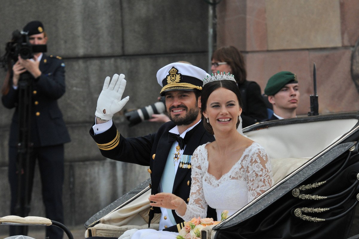 Sofia Hellqvist e Carl Philip Svezia