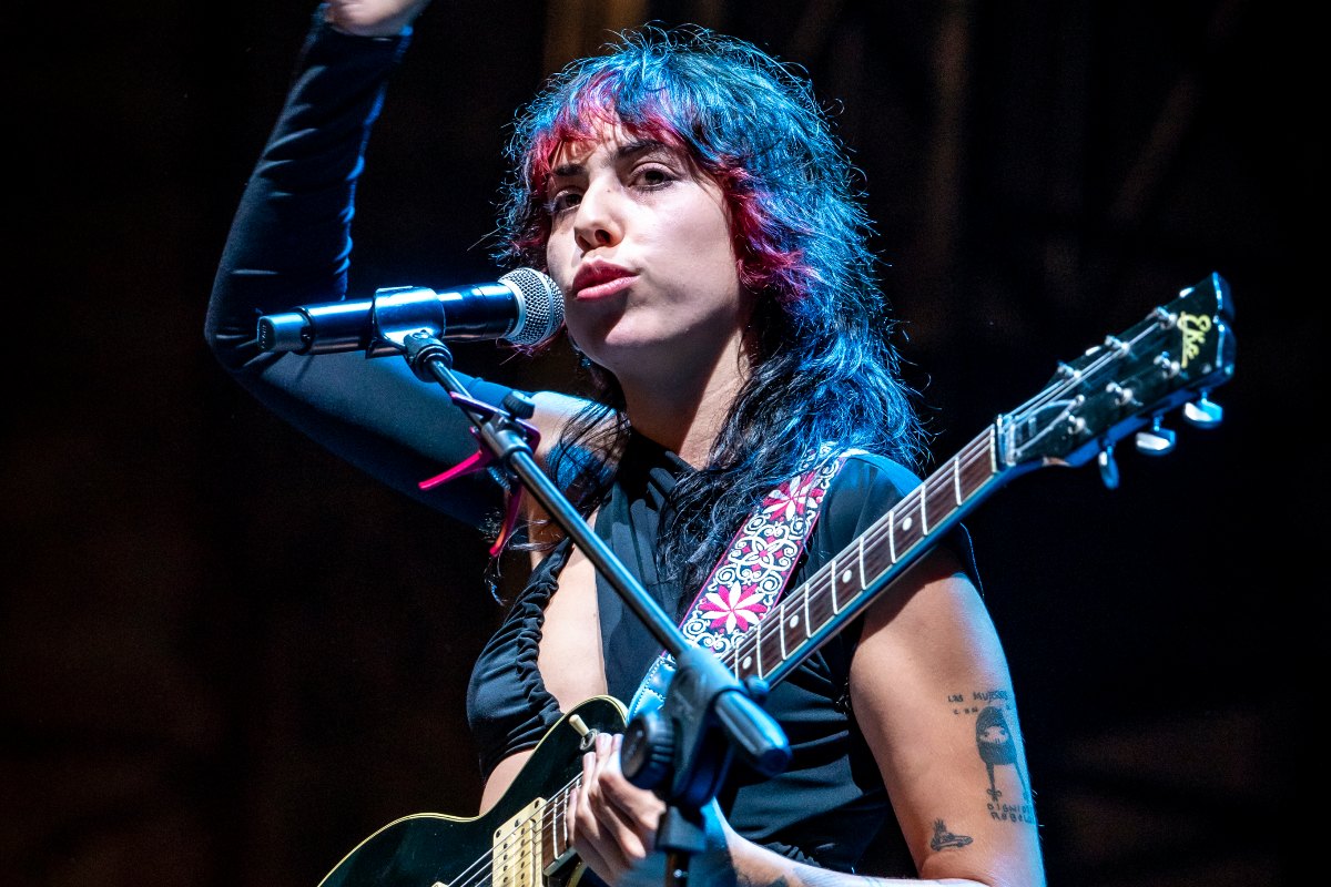 Giorgia Pietribiasi in arte Lamante sul palco