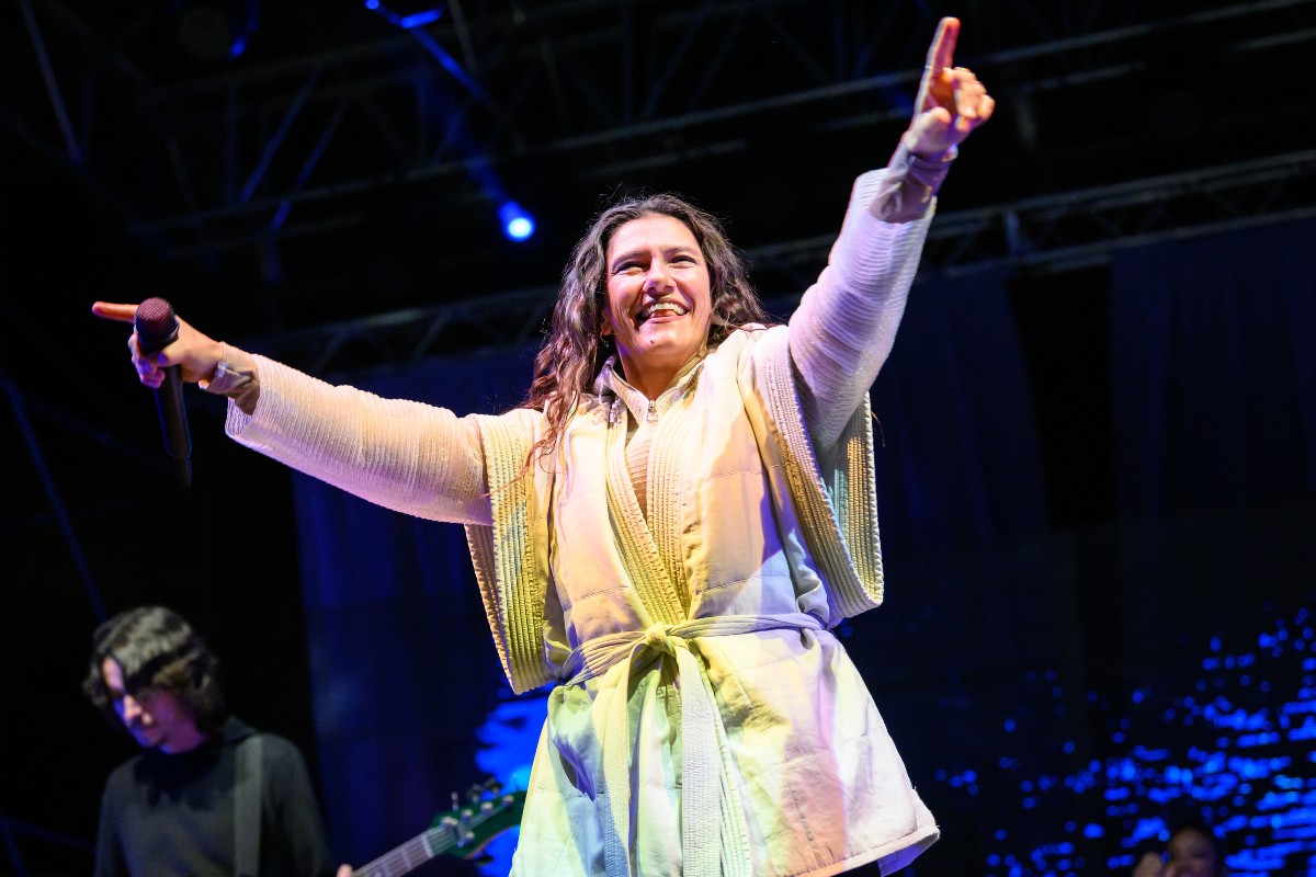 Elisa Toffoli sul palco