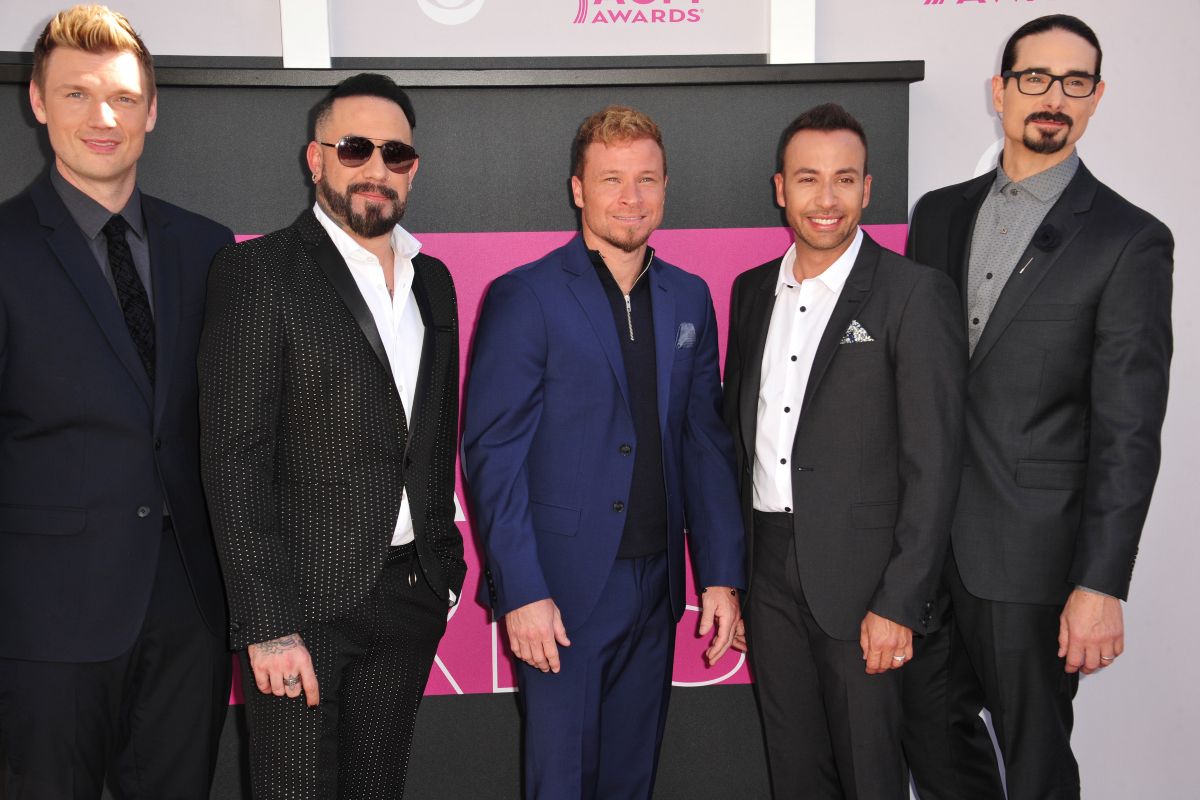 Backstreet Boys in abito