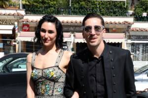Giulia Pauselli e Marcello Sacchetta in abito elegante